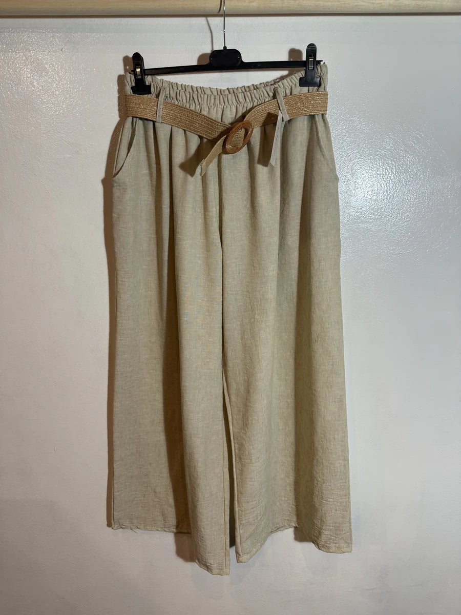 Pantalon avec ceinture