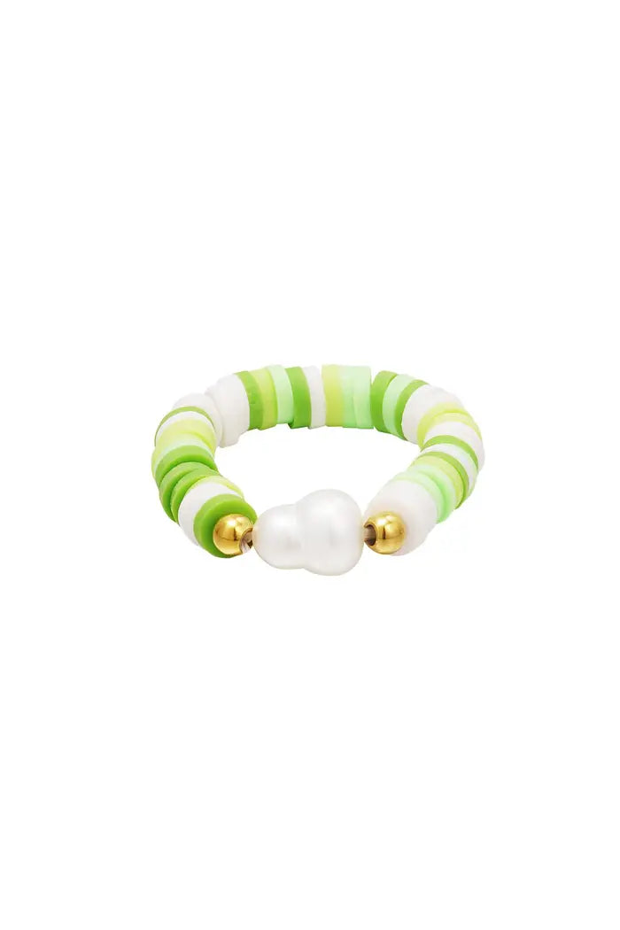Bague perles polymère