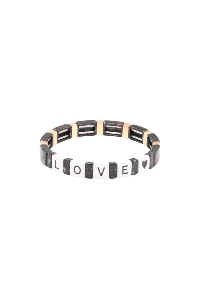 Bracelet élastique love