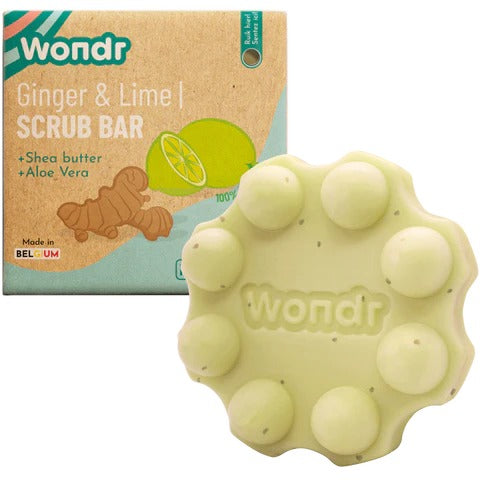 Barre de peeling doux aux graines de pavot gingembre et citron