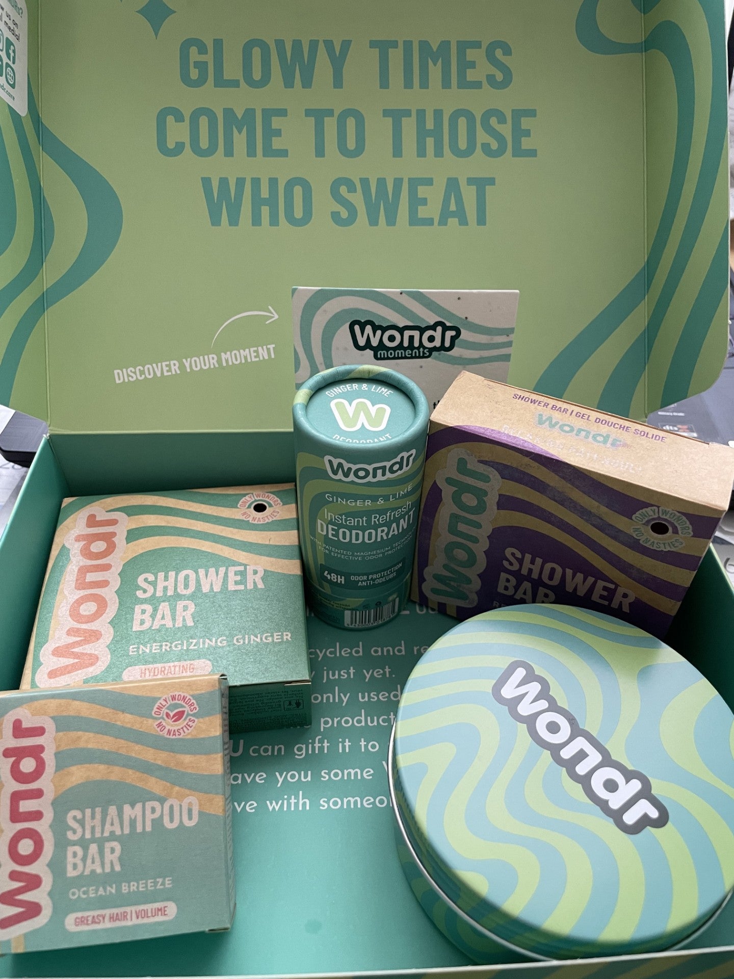 Coffret cadeau Sweat & Glow | Moment MERVEILLEUX