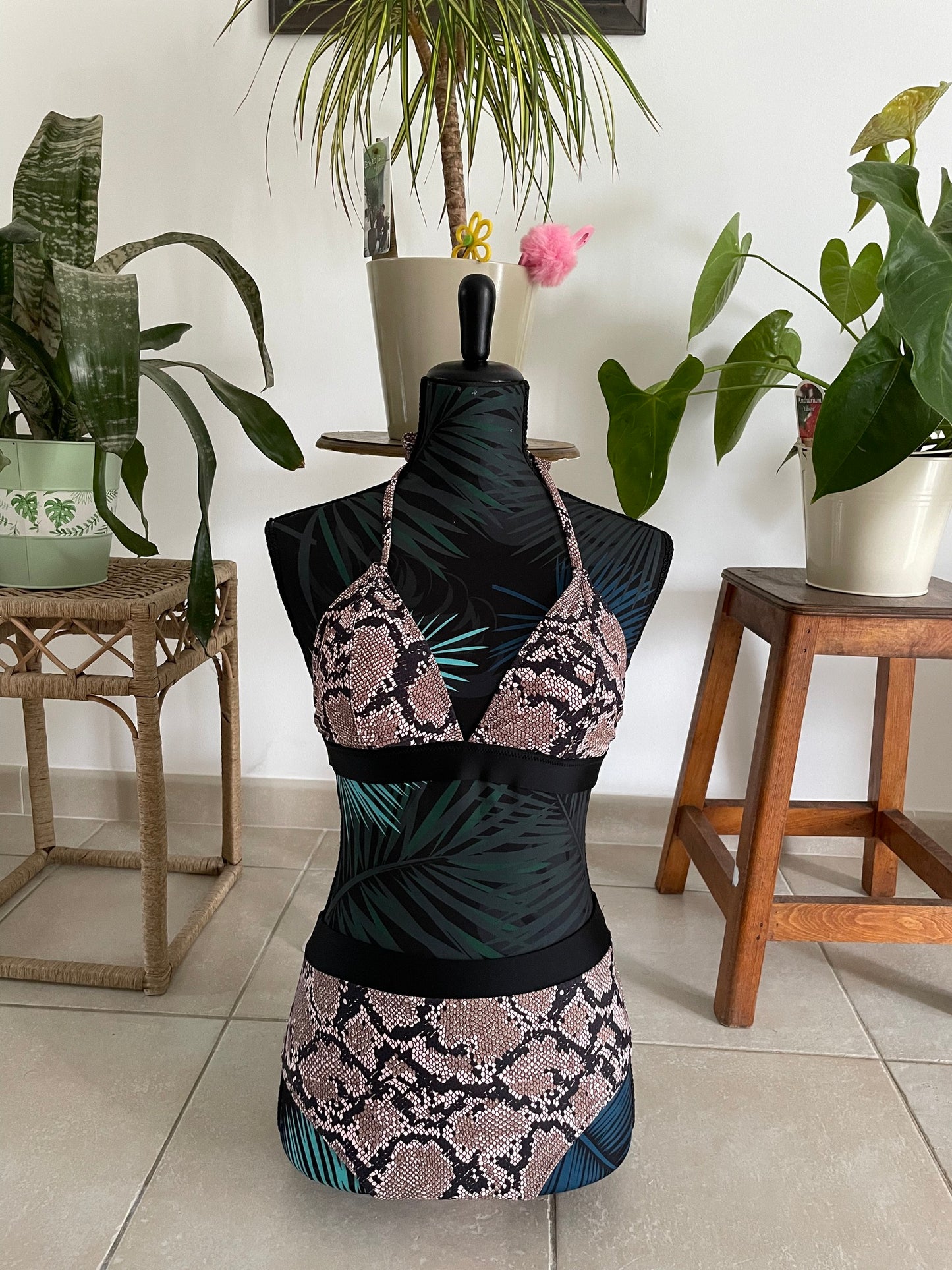 Bikini Imprimé Serpent "Wild Chic"