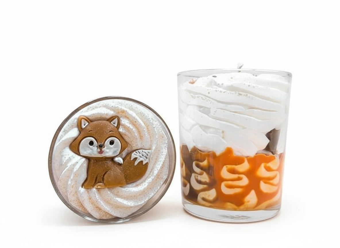 Bougie artisanale miel et noix