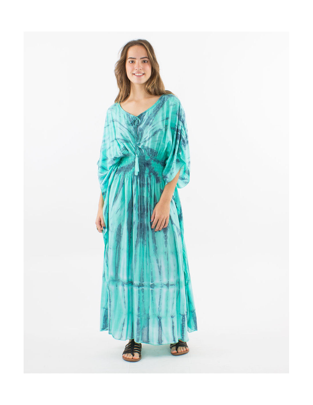 Robe plage tie & dye en destockage !