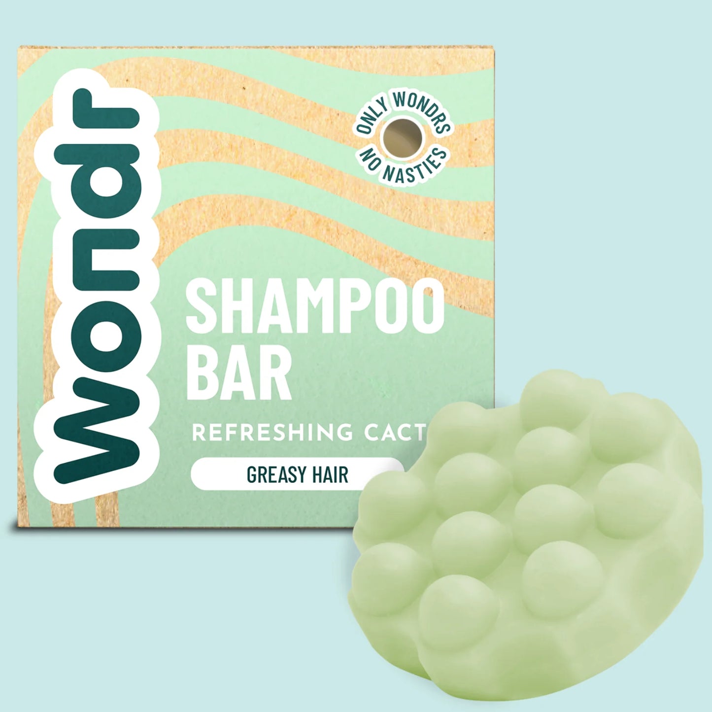 Refreshing Cactus | Barre de shampoing pour cheveux normaux à gras sans volume