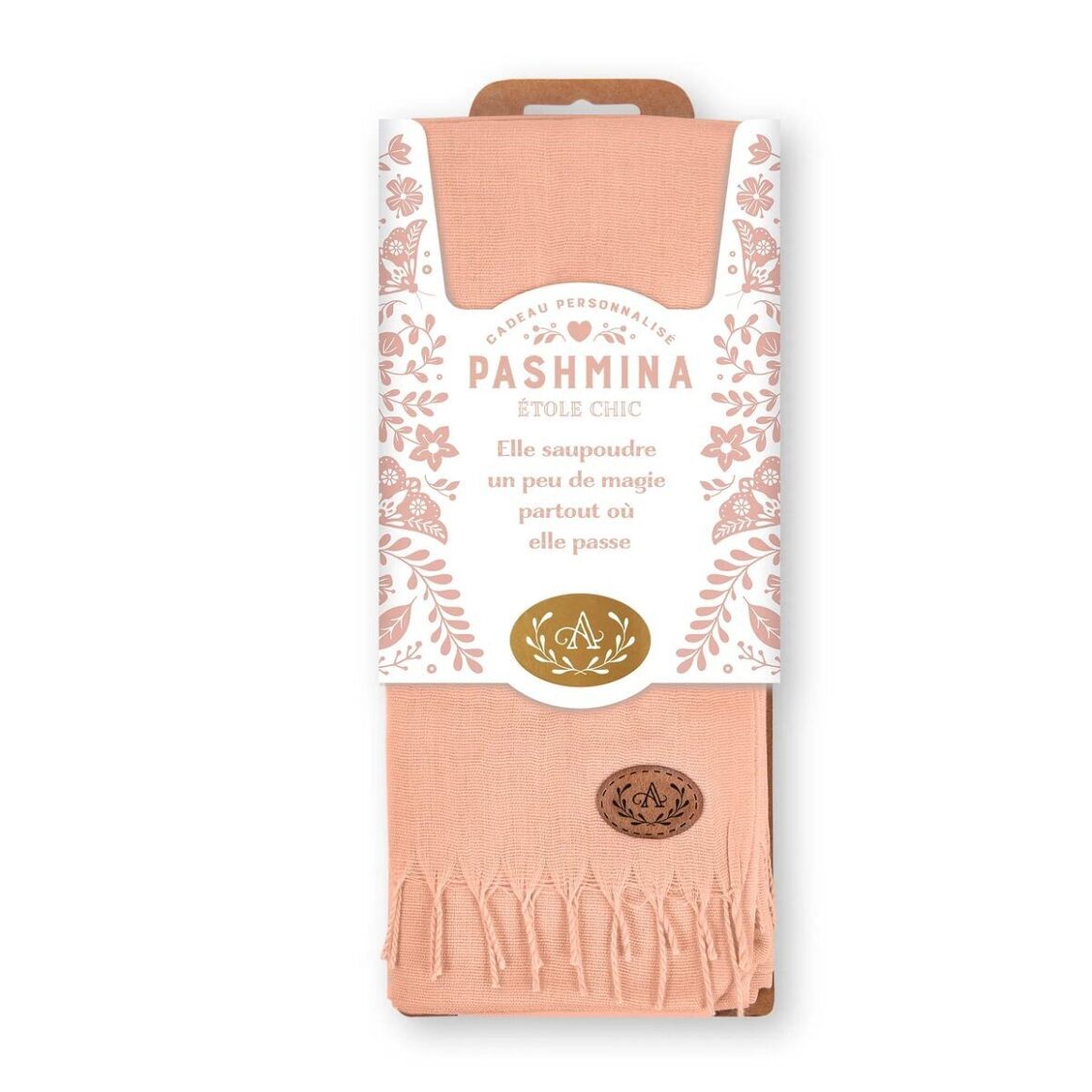 Pashmina - étole personnalisée à offrir