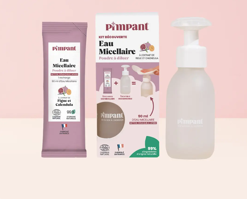 Pack Eau Micellaire - Nettoie, Apaise, Démaquille / Pimpant