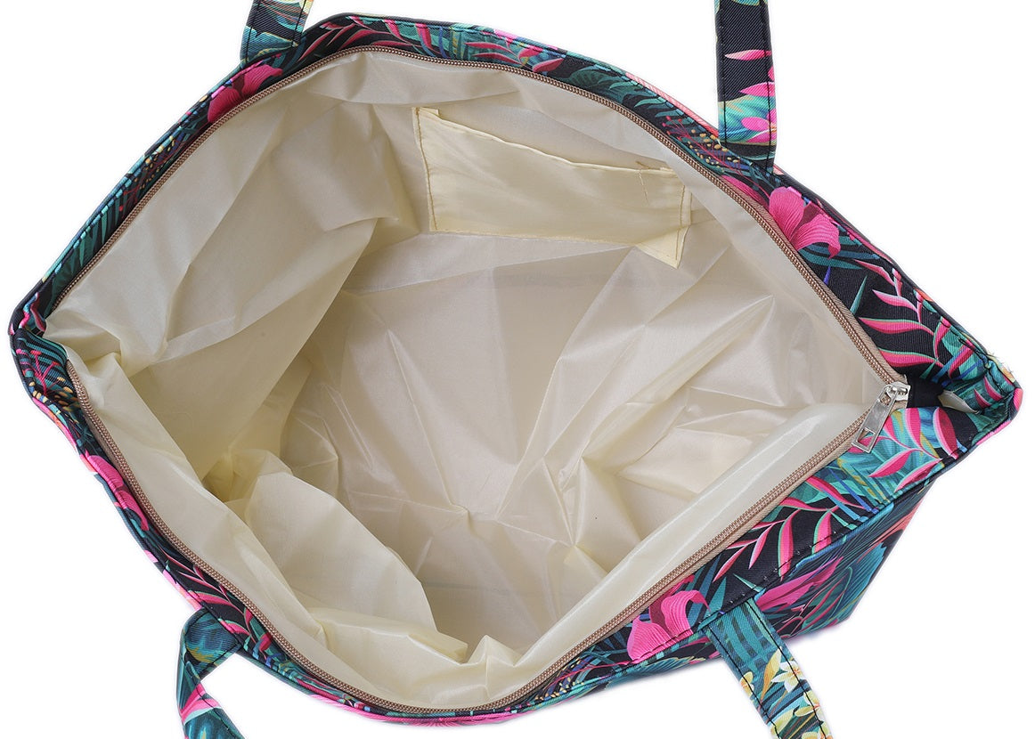 Sac de Plage Floral "Summer Multi" - Votre Compagnon Tropical pour l'Été !