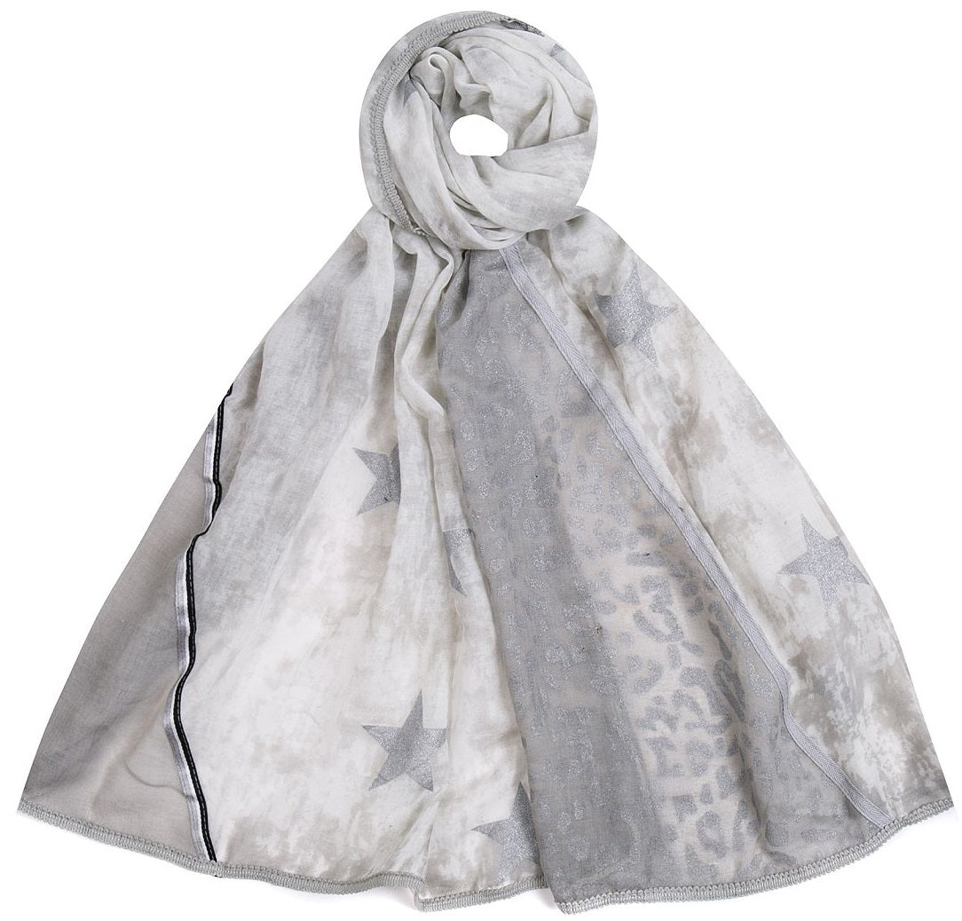 Foulard étoiles paillettes