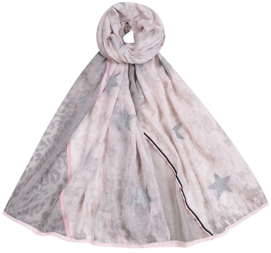 Foulard étoiles paillettes
