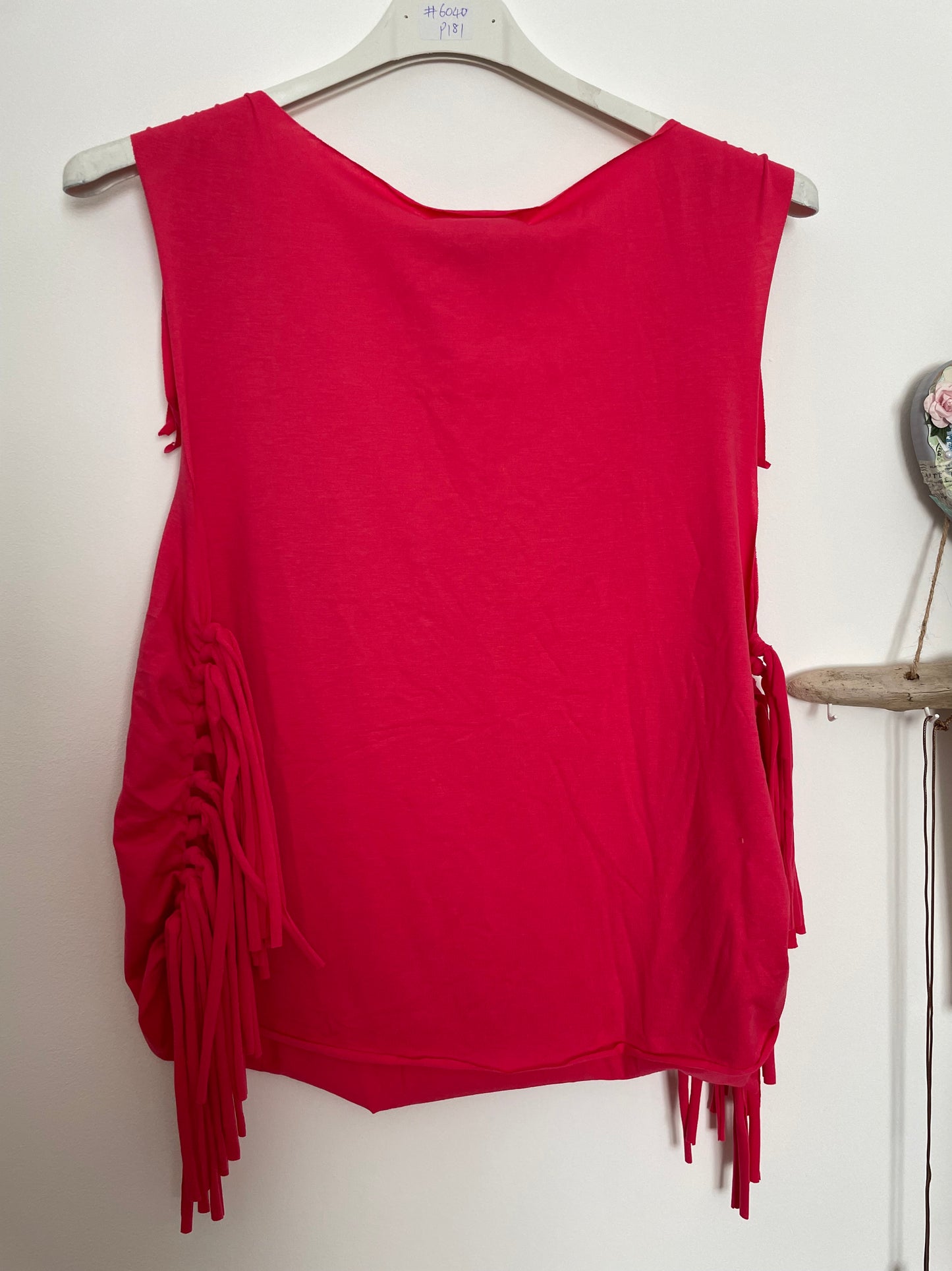 Tanktop mit Fransen