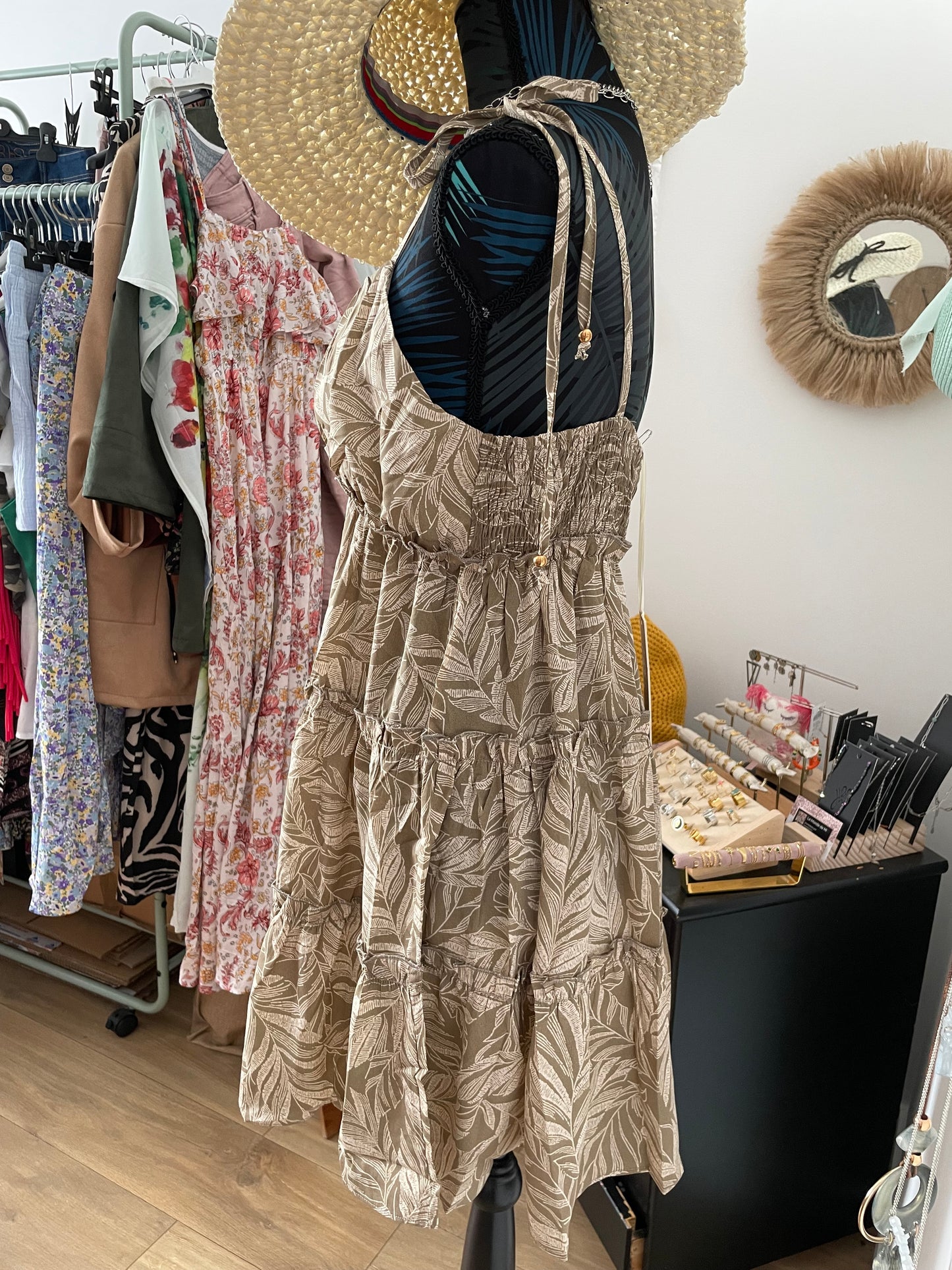 Strapless dress