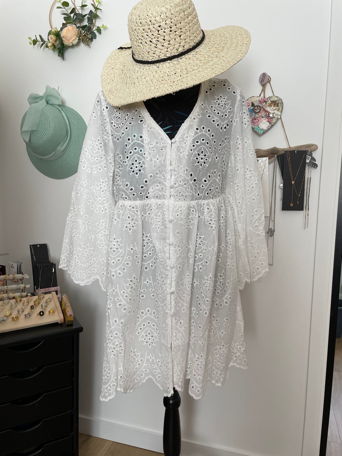 English embroidery dress