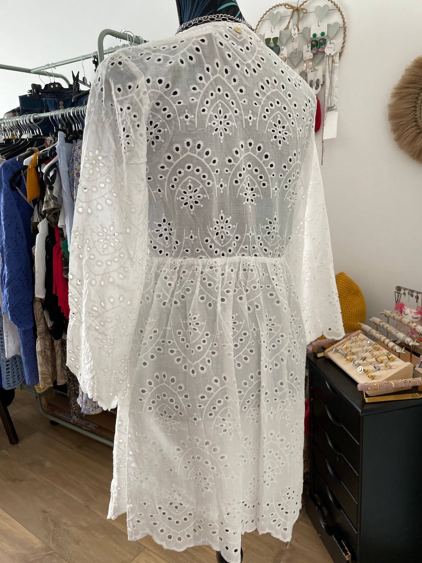 English embroidery dress