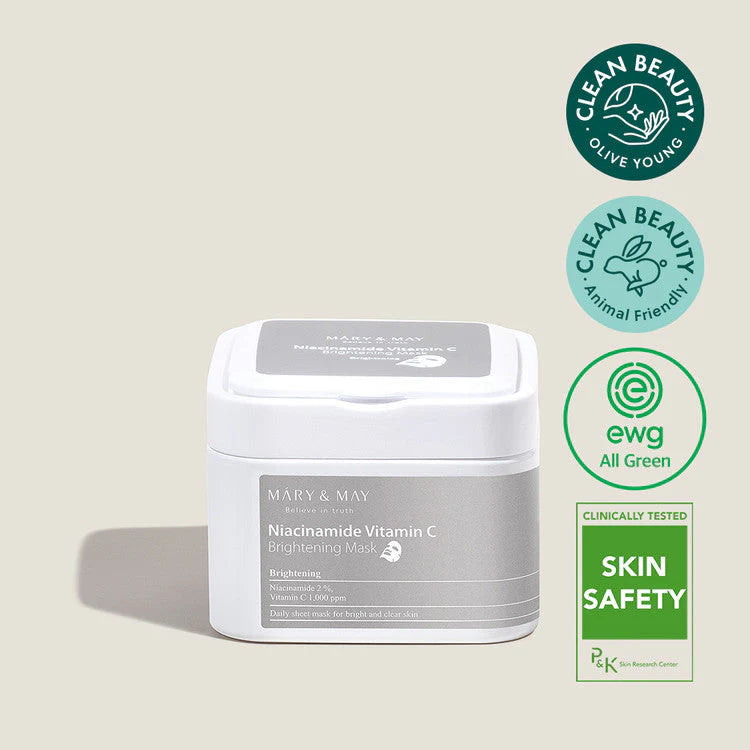 MARY & MAY Niacinamide Vitamin C Brightening Mask