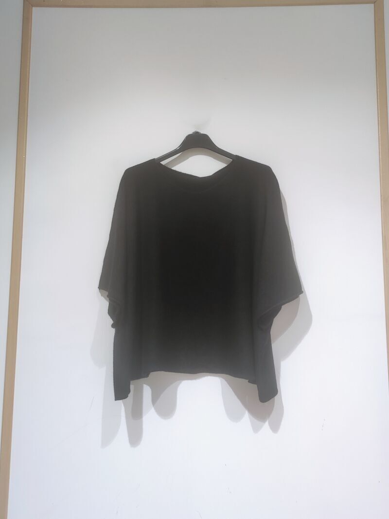 Pull oversize manches courtes, différentes couleurs, réversible
