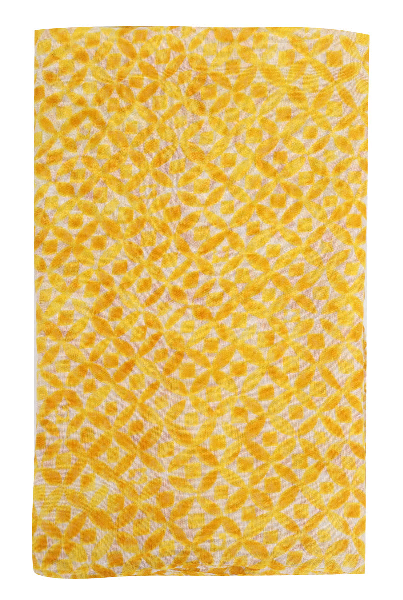 Foulard jaune orangé