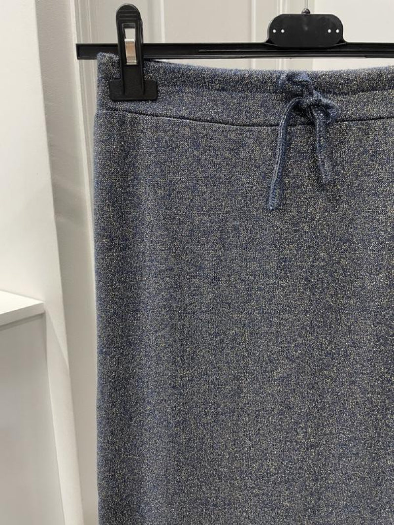 Jupe droite en lurex