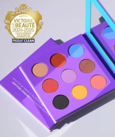 Palette de fards à paupières Eugénie de Jaham certifié bio