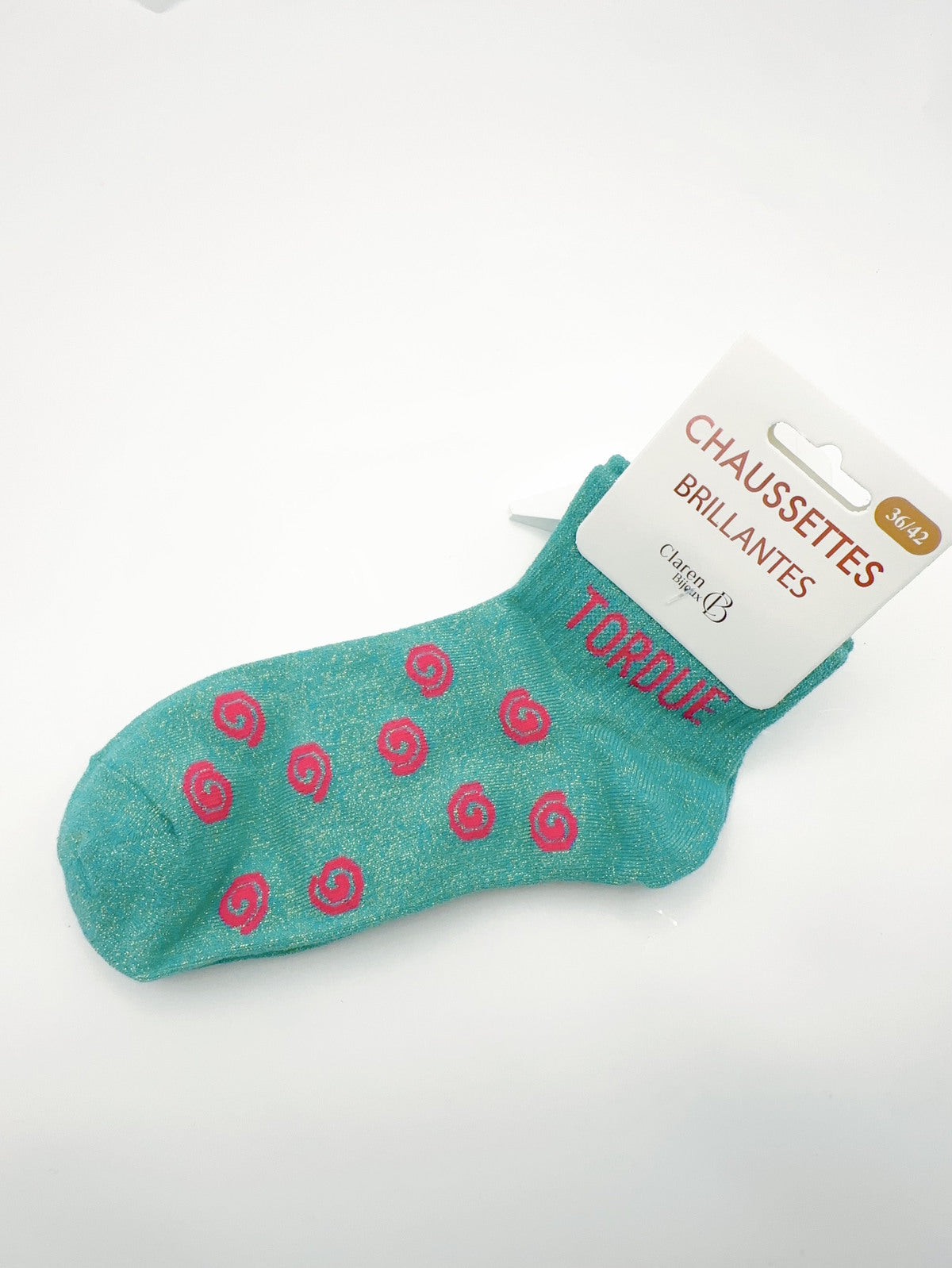 Chaussettes Scintillantes à Message Humour 36-42