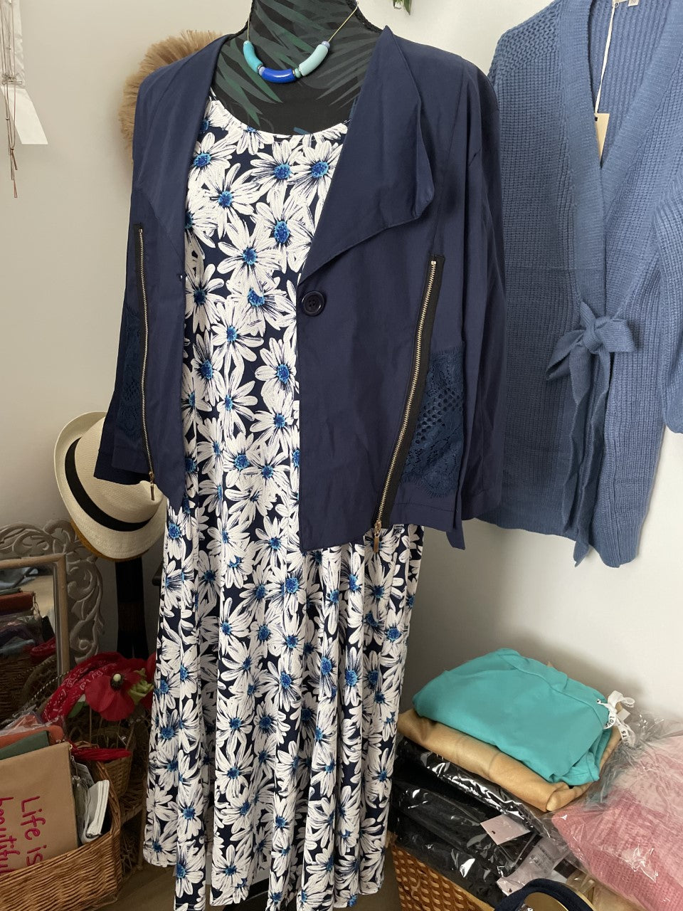 Robe midi de fabrication Française