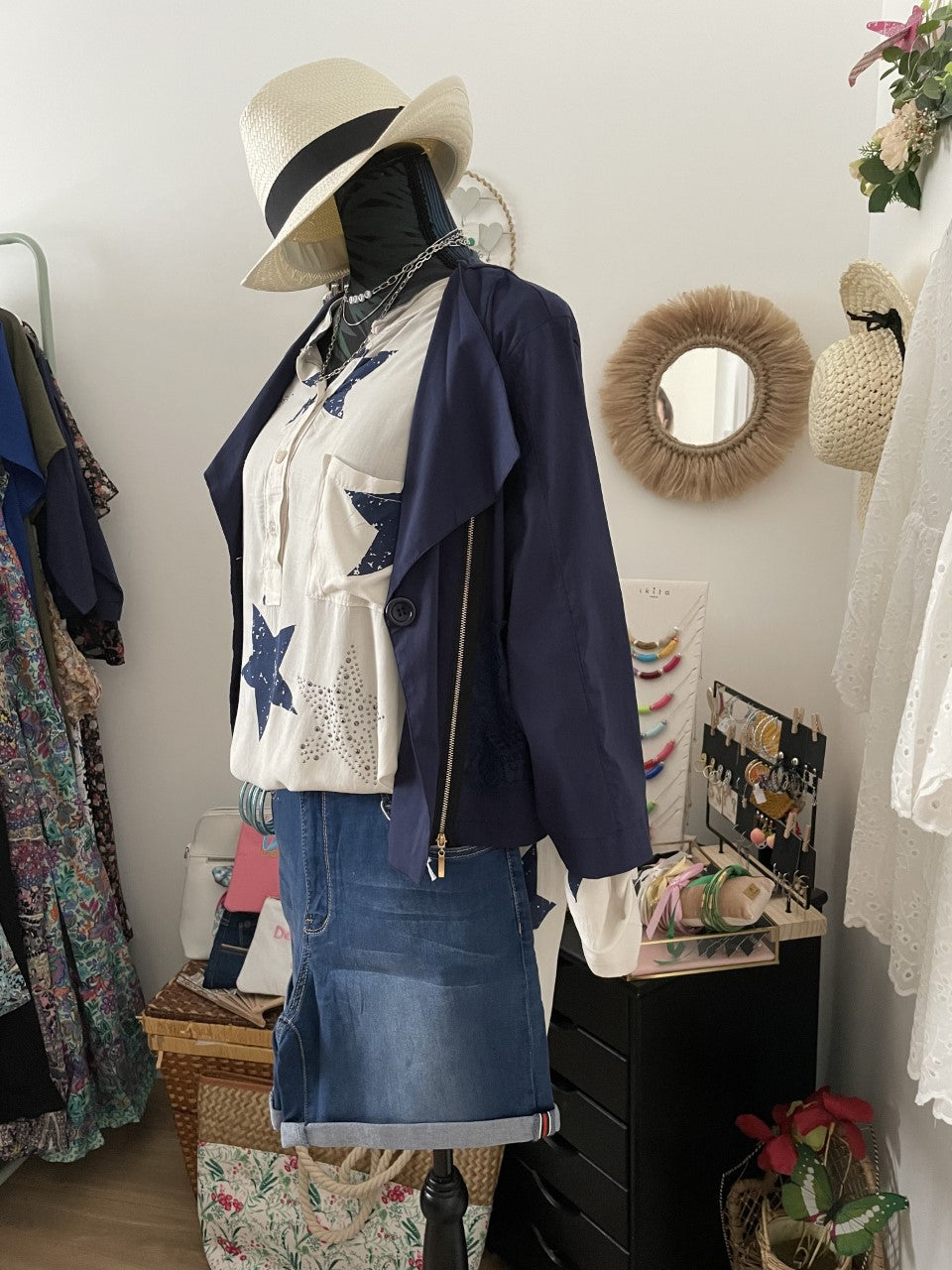 Short en jean