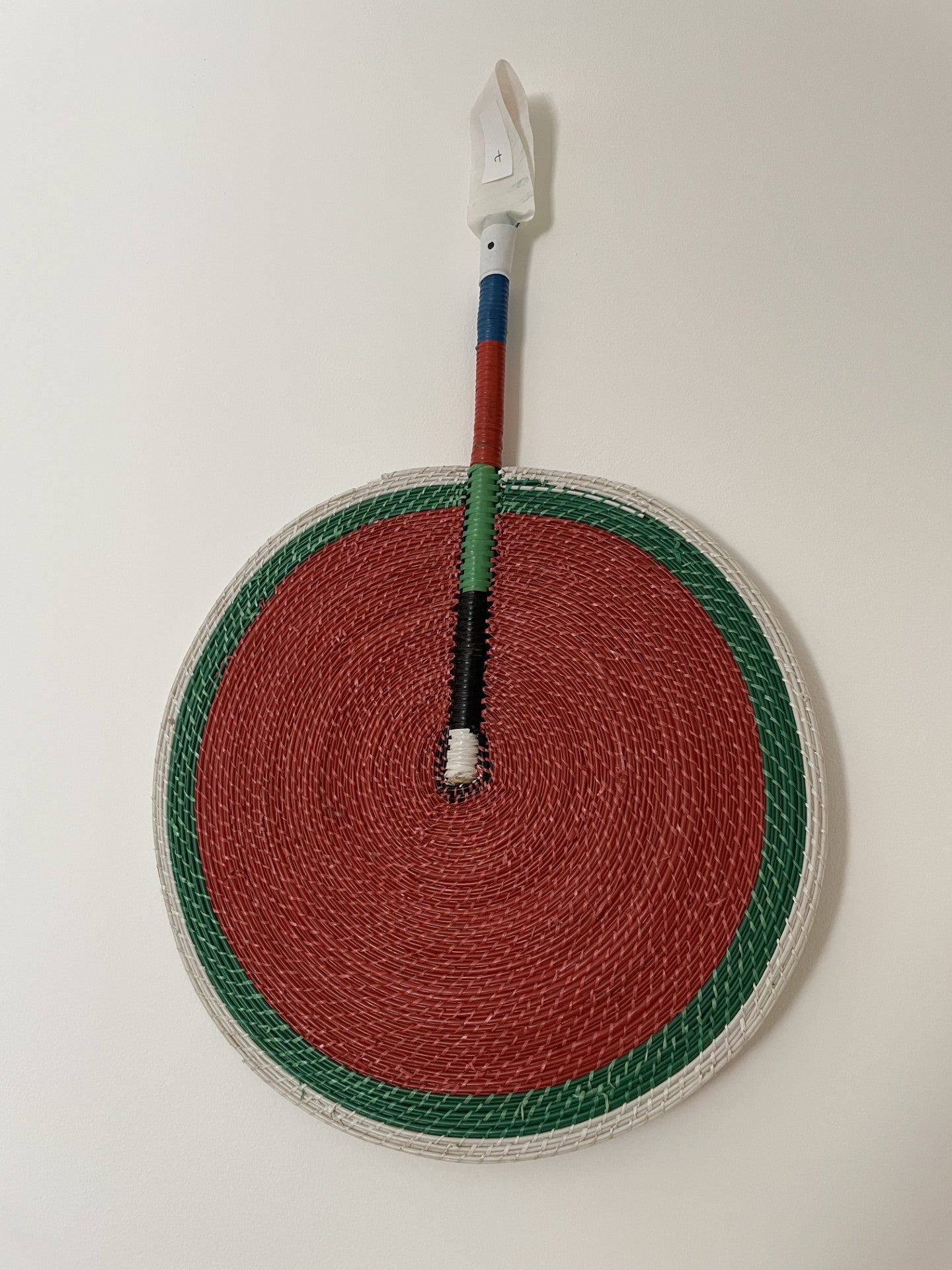 Éventails Africains Artisanaux "Rétro Pop" - Tissés Main en Plastique Recyclé !