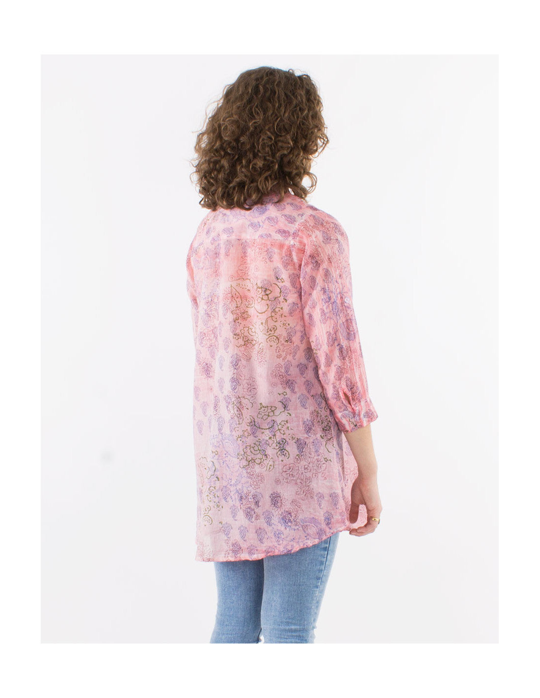 Tunique bohème en voile de coton
