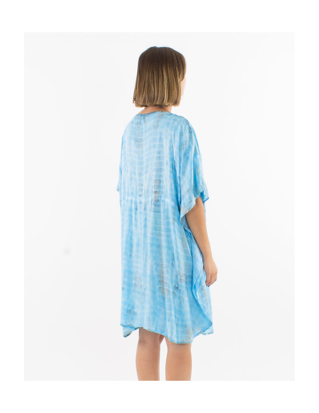 Tunique de plage oversize Tie and Dye