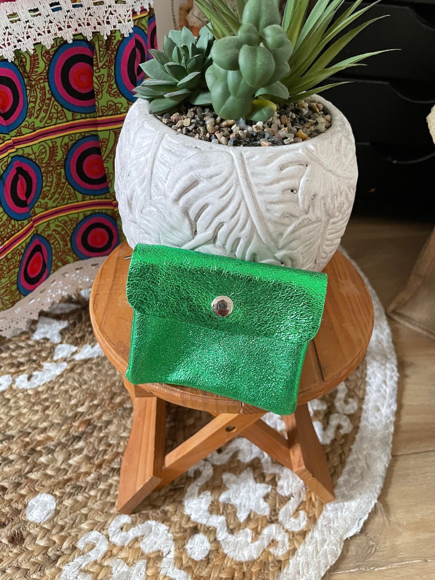 100% leather coin purse