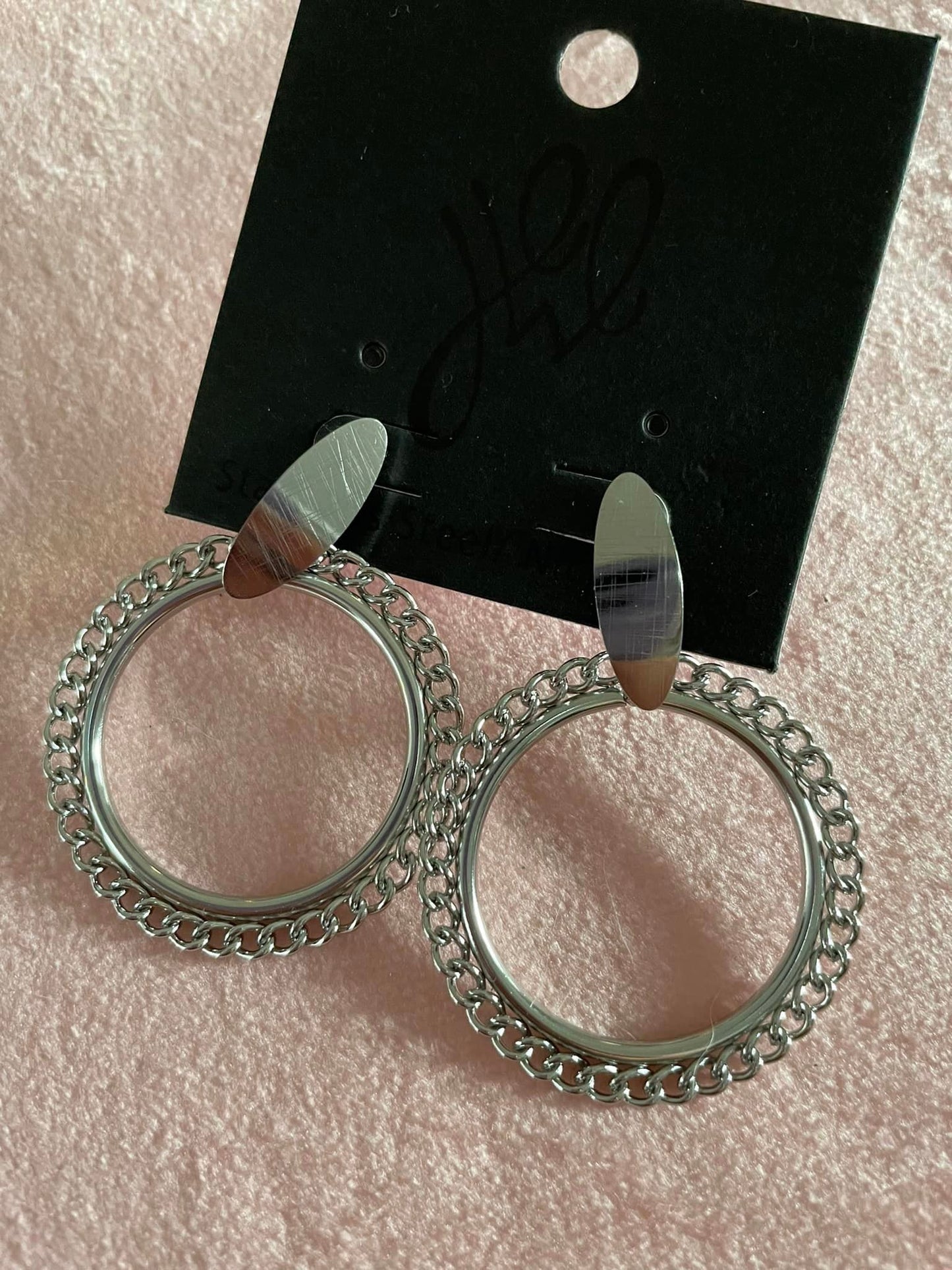 Boucle d'oreille acier inoxydable by Korea