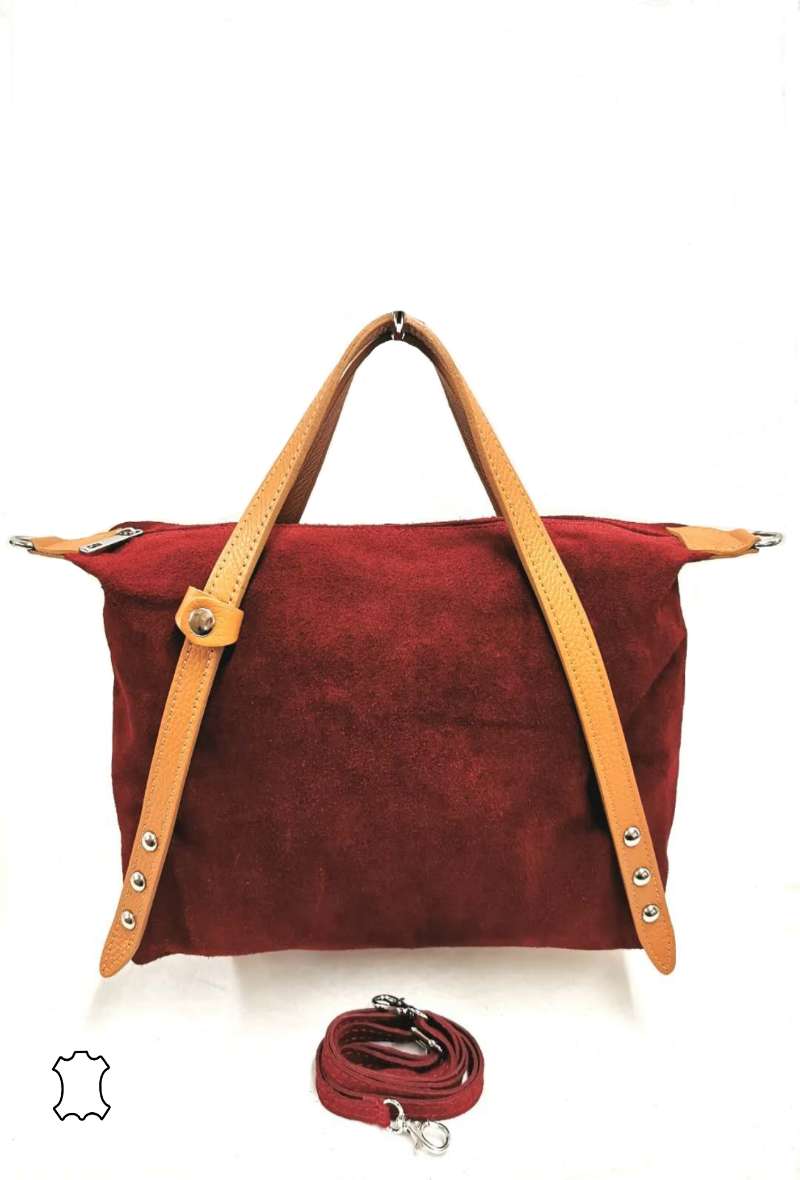 Sac à main en croute de cuir