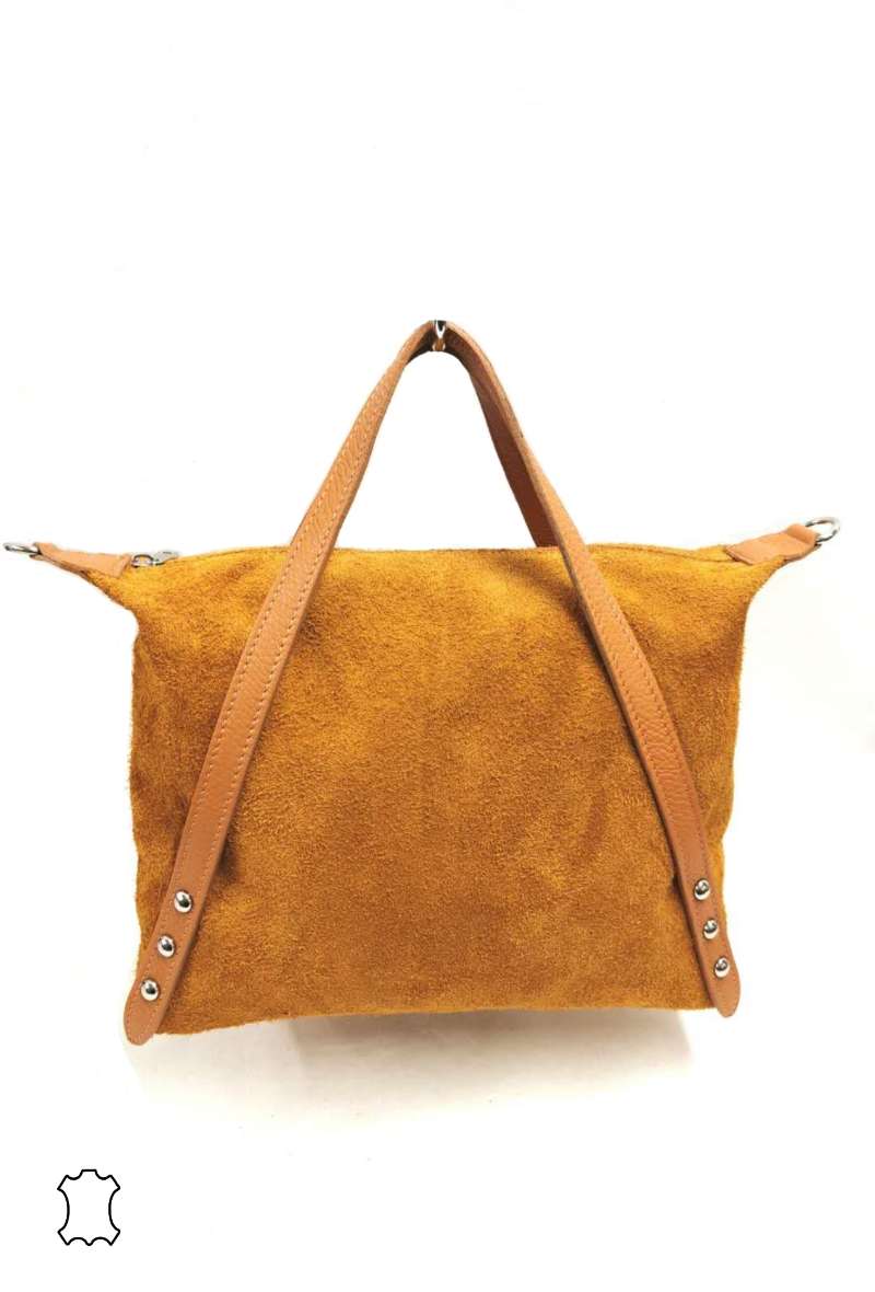 Sac à main en croute de cuir