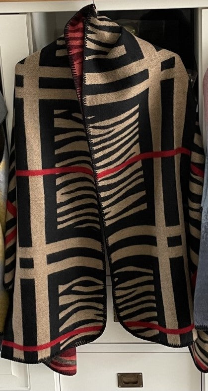 Poncho écharpe
