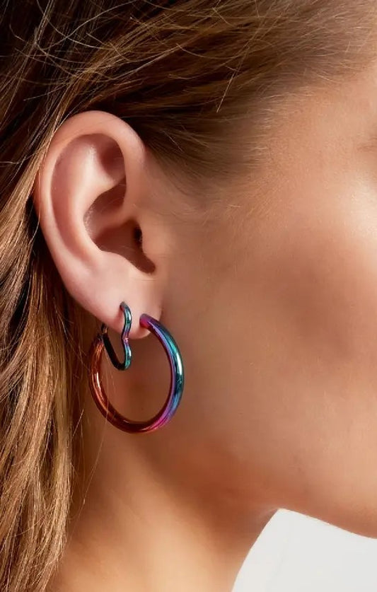 Boucle d'oreille holographique