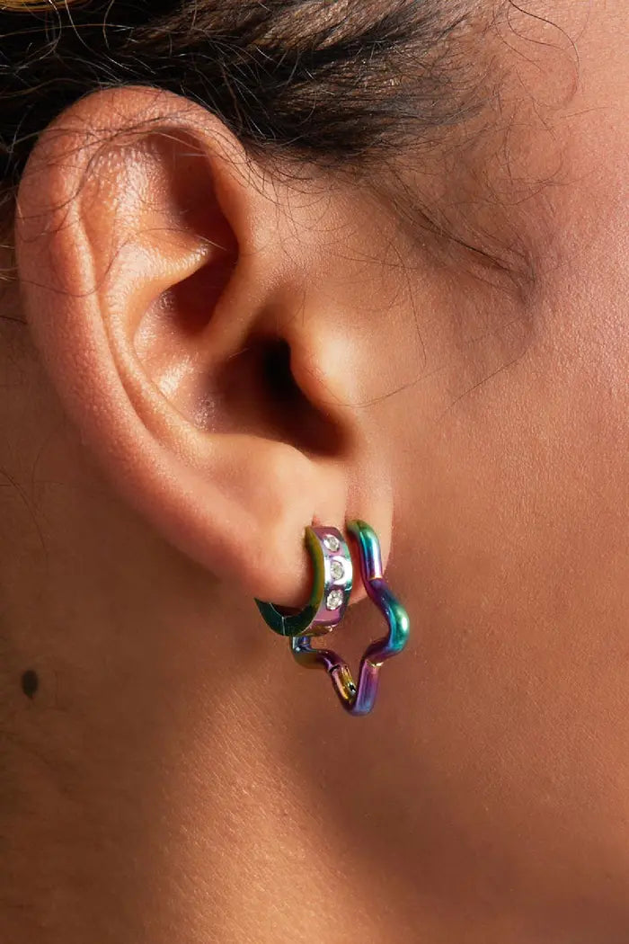 Boucle d'oreille holographique
