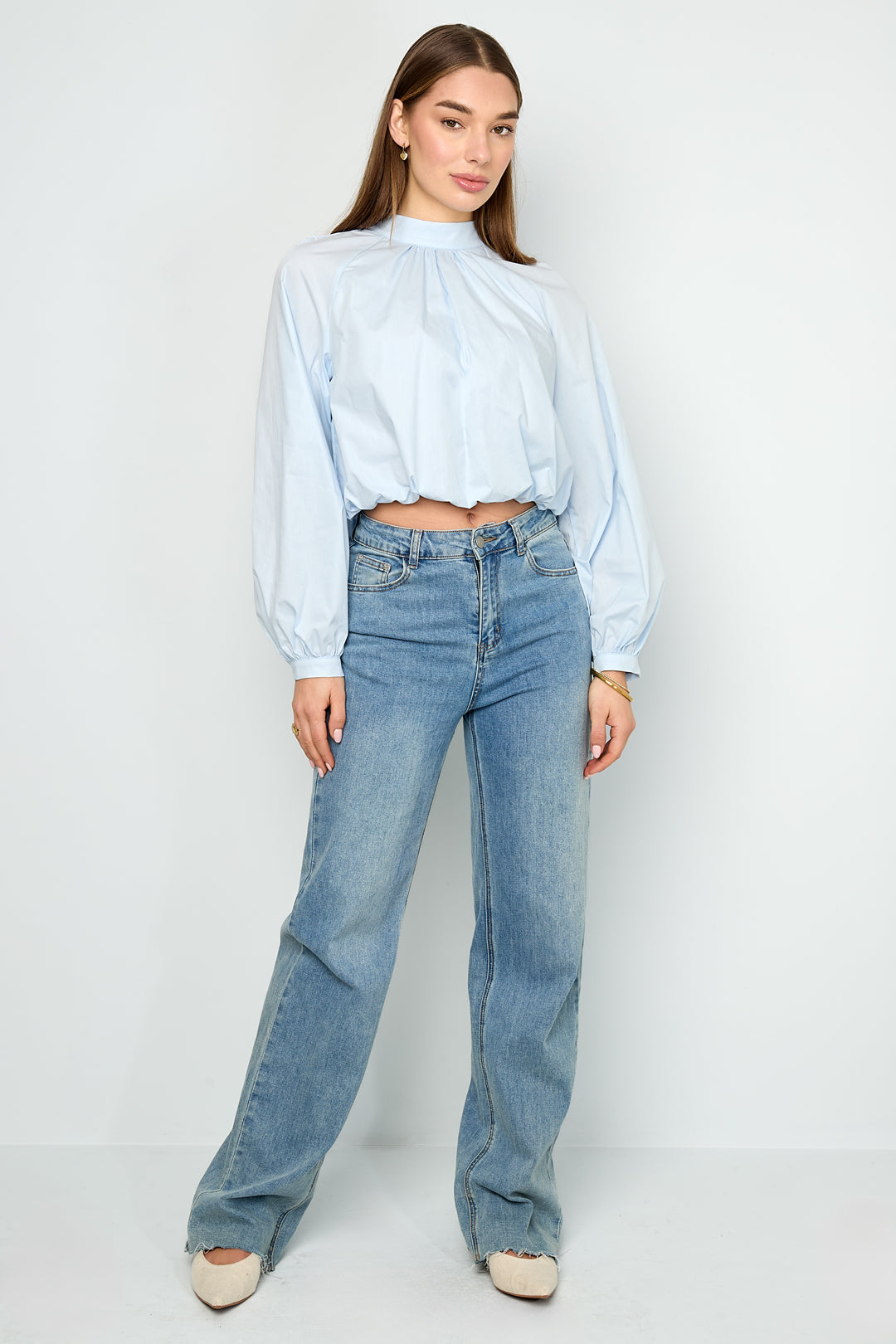 Haut avec nœud et dos ouvert