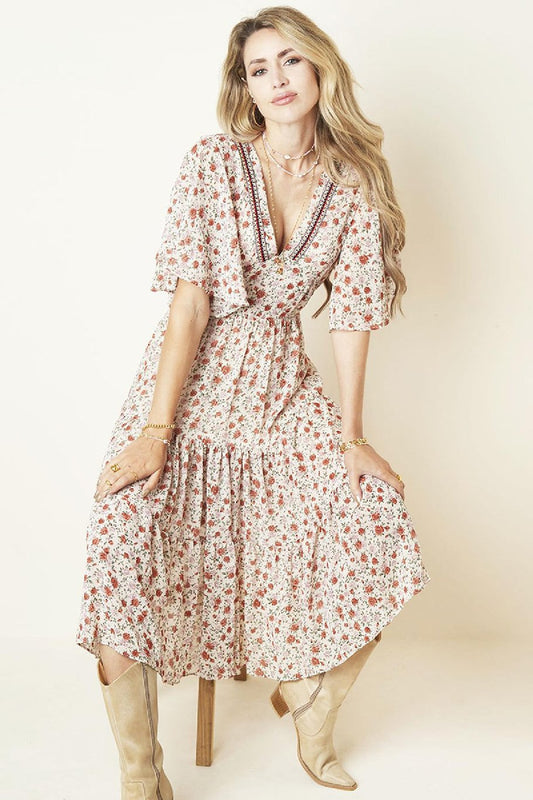 Robe bohème romantique