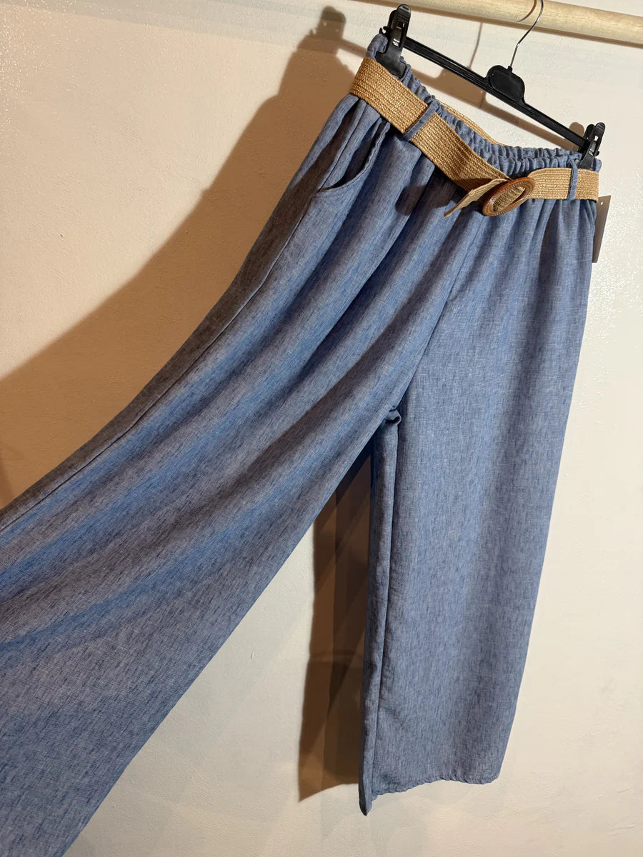 Pantalon avec ceinture
