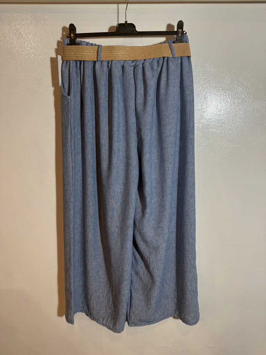 Pantalon avec ceinture