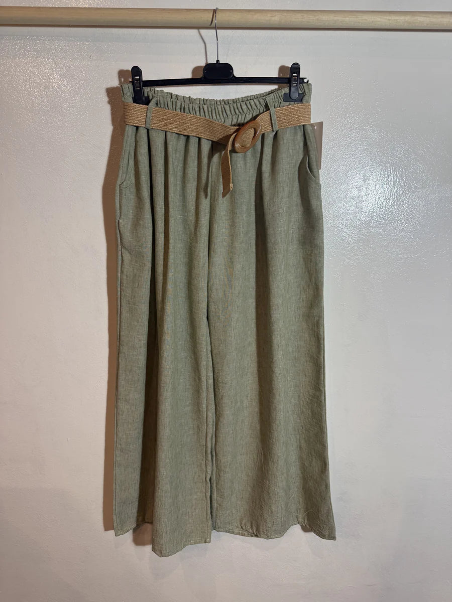 Pantalon avec ceinture
