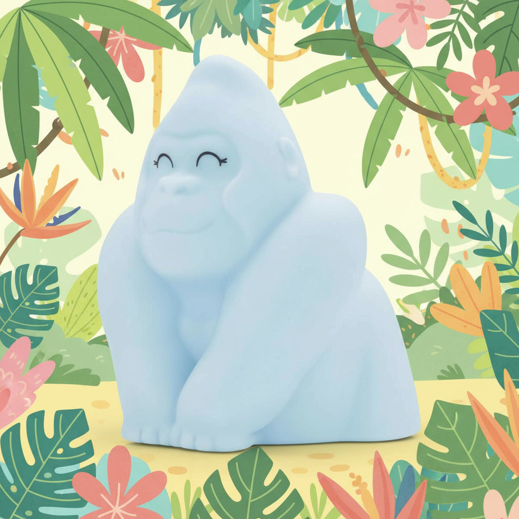 Mini veilleuse Gorille bleu