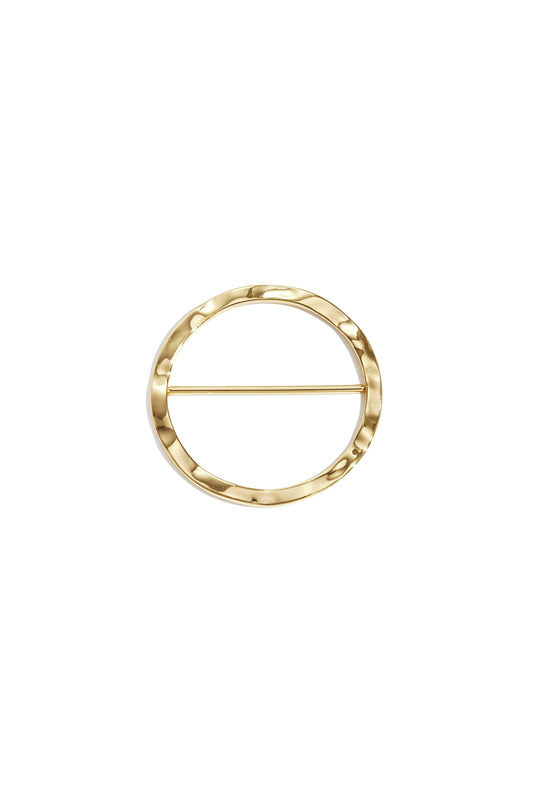 Pince à foulard ronde avec structure