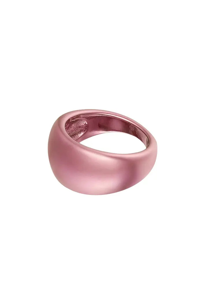 Bague acier holographique