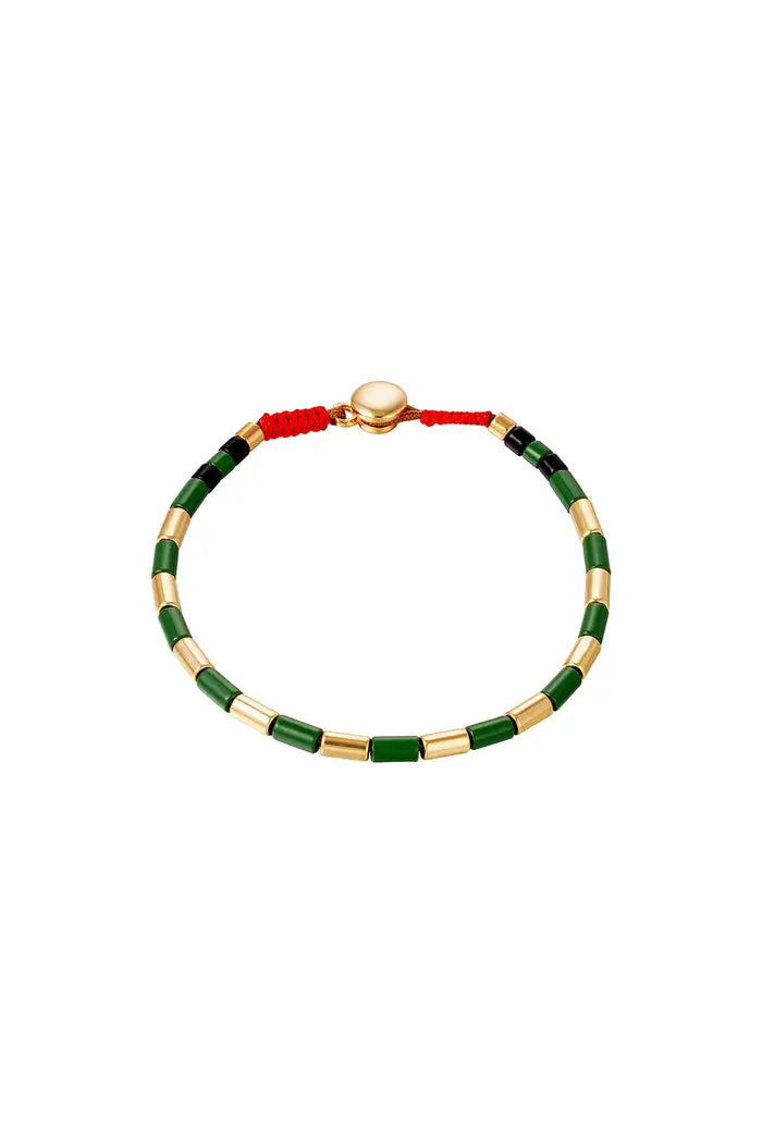 Metal beads bracelet