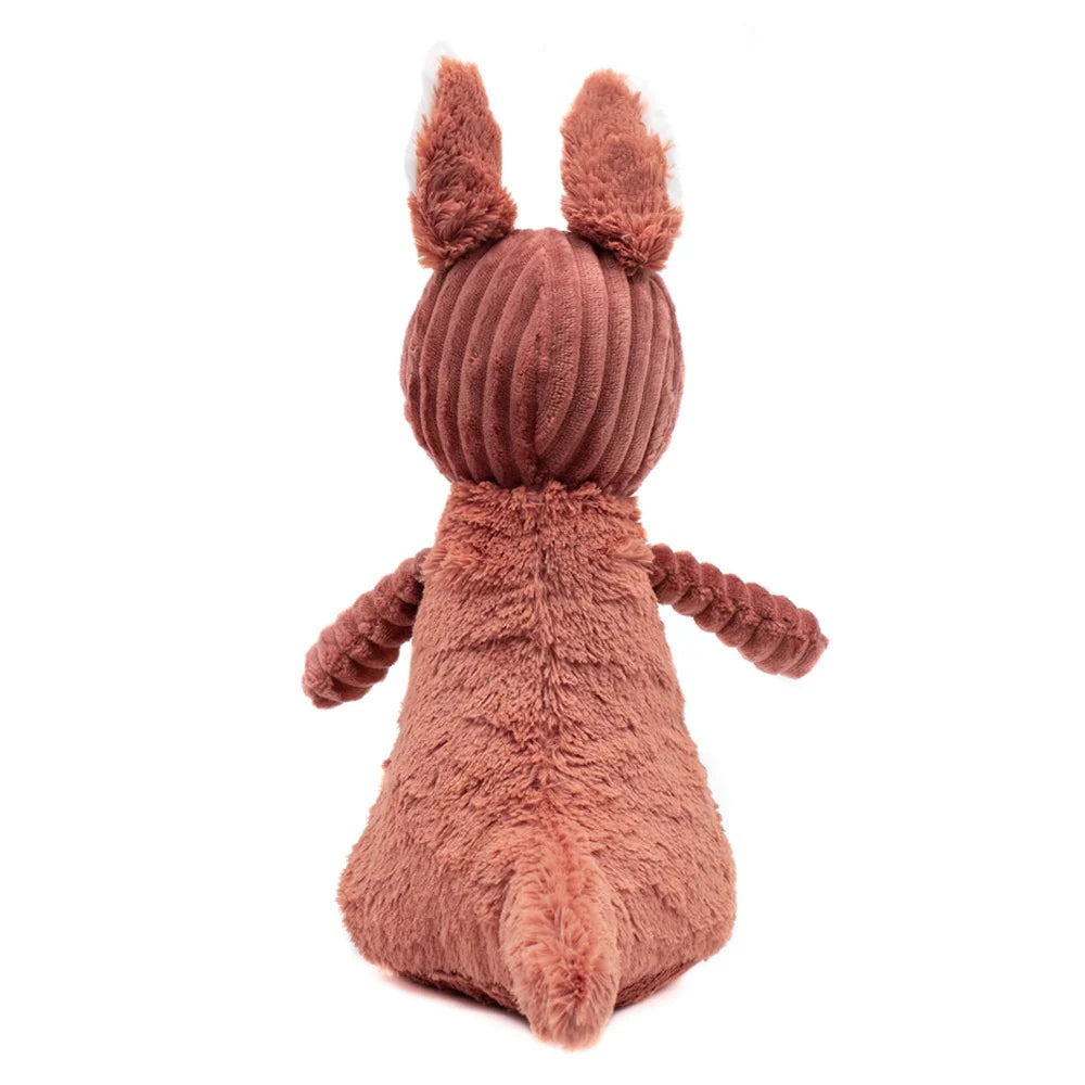 Peluche kangourou Allezou maman et son bébé terracotta - Les Ptipotos