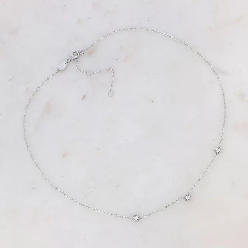 Collier Maelyse - 3 oxydes de zirconium  Bohm Paris