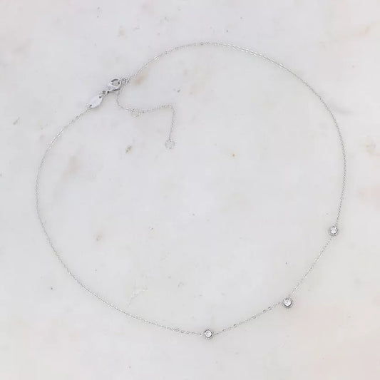 Collier Maelyse - 3 oxydes de zirconium  Bohm Paris