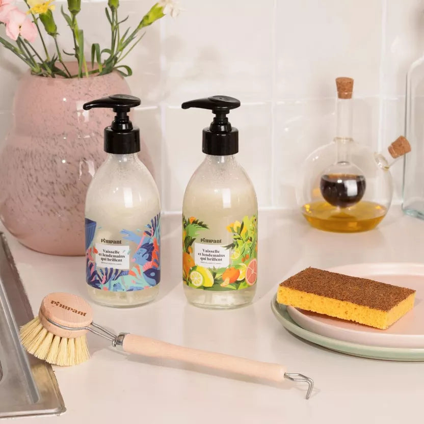 Kit Découverte Liquide Vaisselle Amande (1 bouteille + 1 stick)