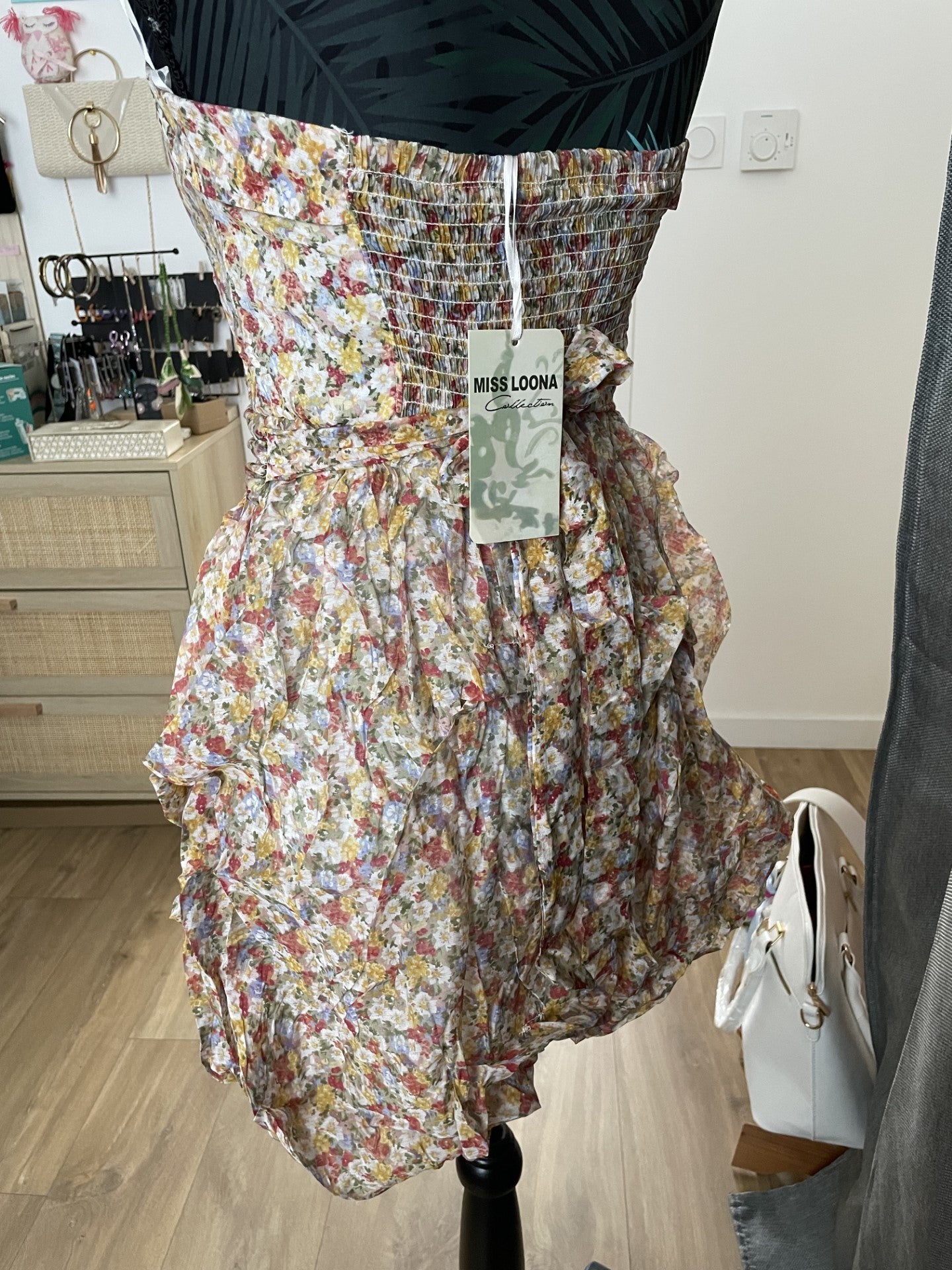 Robe bustier Lilie Rose